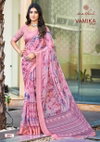 Vamika Vol 2 By Kashvi Dull Moss Viscose Daily Wear Saree Wholesalers In Surat